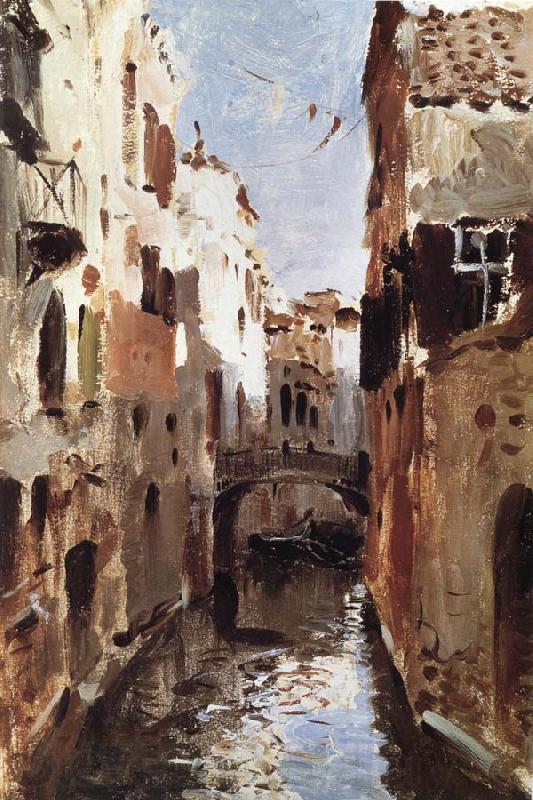 Levitan, Isaak Canal in Venice Spain oil painting art